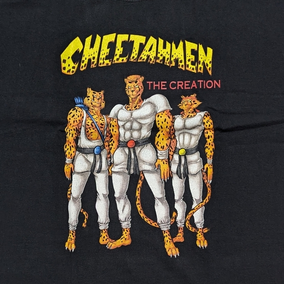 Cheetahmen The Creation T Shirt.  Men's 2XL. Action 52. NES. Promo. Used - Picture 2 of 7